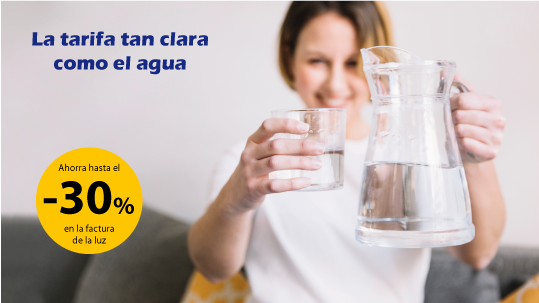 Ahorra un 30% con la tarifa Enerplus Transparencia