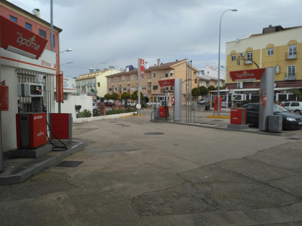 Estación de servicio en Rute