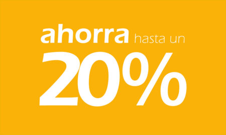 Ahorra hasta un 20%